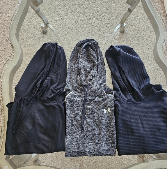 Under Armour Black and Gray Hoodie Trio - Picture 1 of 13